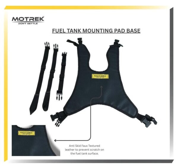 MOTREK GTX-02 Navigator Tank Bag | Expandable 15-26L | Touch-Screen Friendly